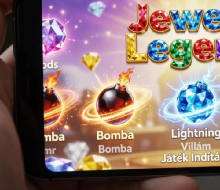 Jewels Legend booster illusztráció színes ékkövekkel
